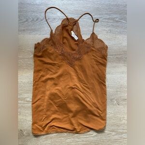 Lovestitch Rust Lace Camisole